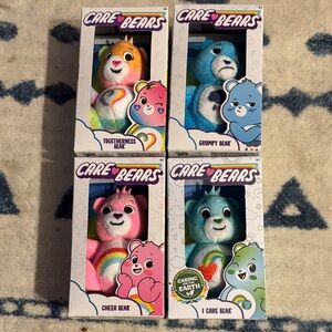 Care Bears Mini Plush lot! Brand New! 4 included!